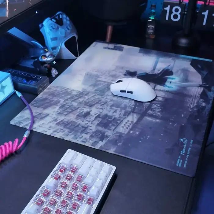 Tapis de souris de jeu WALLHACK SP005 YUME en verre trempé