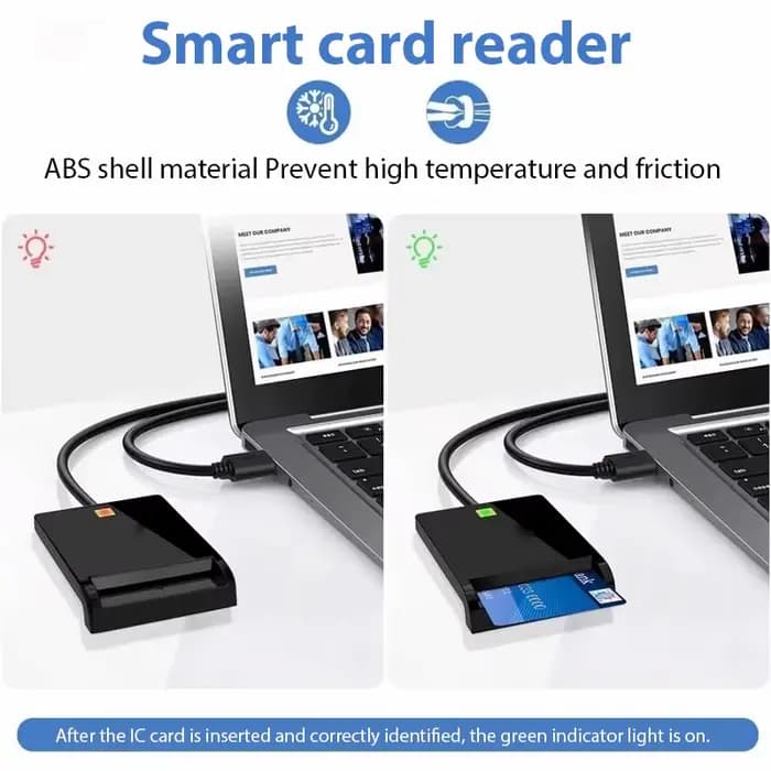 Lecteur de carte Intelligent USB 2.0 Portable multifonction