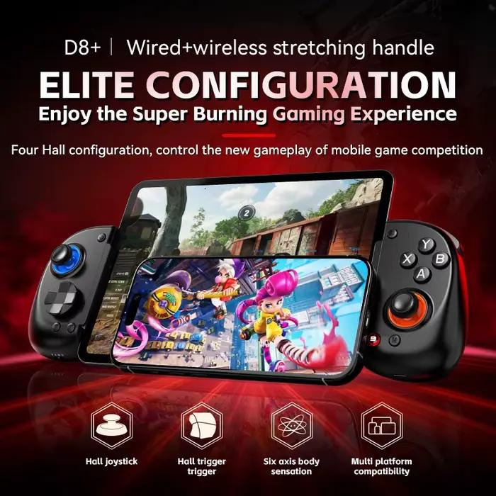 Ipad GamePad Usb-C BT connexion double mode pour Andriod IOS Switch contrôleur de jeu Streaming jeu stretch