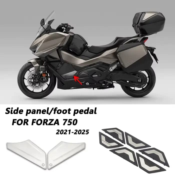 Couvercle latéral de pédale pour moto Forza 750 2025