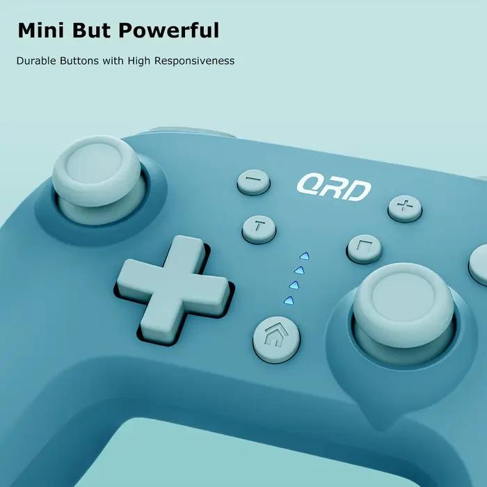 QRD Junior E5 Mini contrôleur sans fil pour Switch/OLED/Lite PC IOS Android manettes de jeu portables pour enfants commutateur de Joystick de rechange 2
