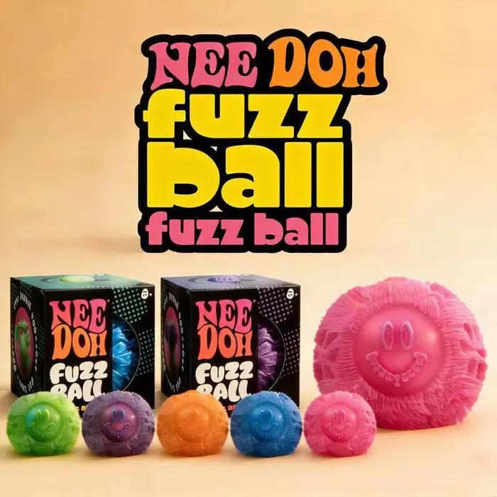 Fuzz Relief Fidget Toy Flower Smile Soft Stress
