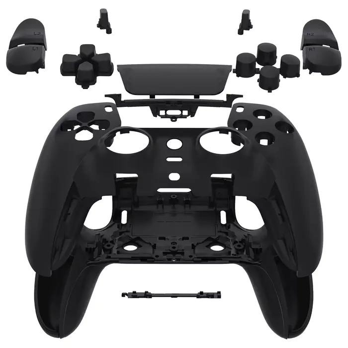 EXtremeRate – coque de boîtier complète noire avec boutons