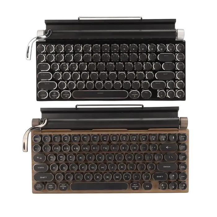 Vopewriter-Clavier mécanique vintage sans fil 83 prédire