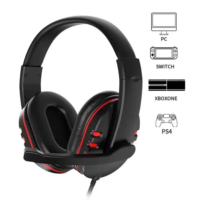 Casque de jeu universel à réduction de bruit avec microphone