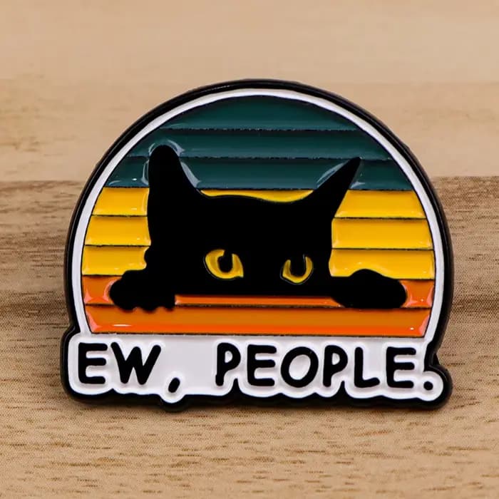 EW, broche en émail pour personnes, Badges de citations sarcastiques amusantes sur broches de sac à dos pour femmes et hommes, épingles à revers, accessoires de Cosplay, jouets cadeau