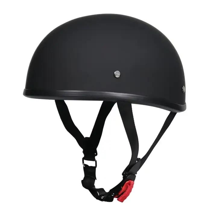 Casque de moto demi-visage vintage, rétro, 138, scooter, Cruiser,Chopper