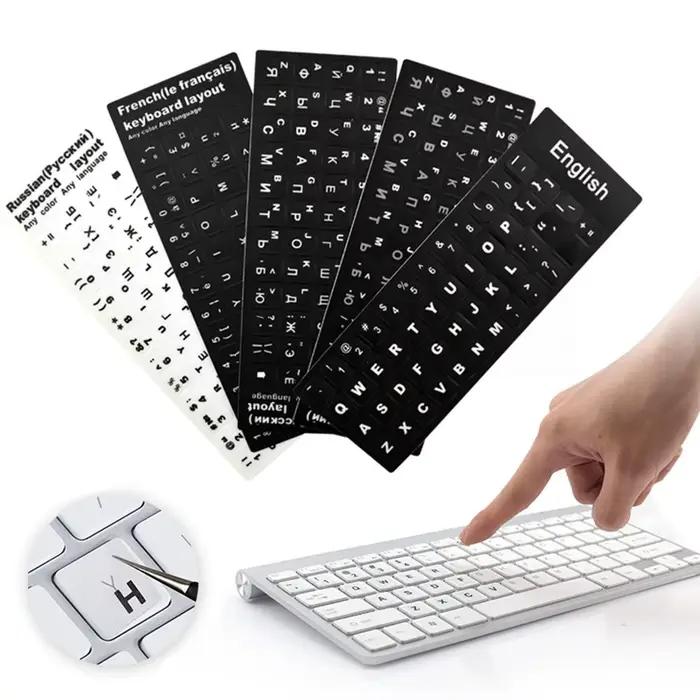 Autocollants de remplacement pour clavier d'ordinateur portable