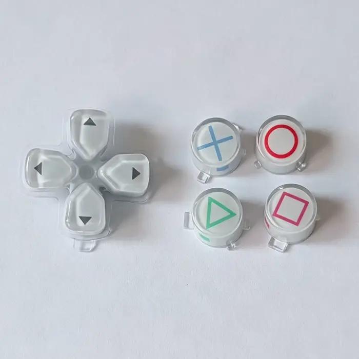 Boutons de direction croisés de remplacement pour manette PS5 – Édition 30e Anniversaire – Pièces de rechange rétro pour modification et réparation
