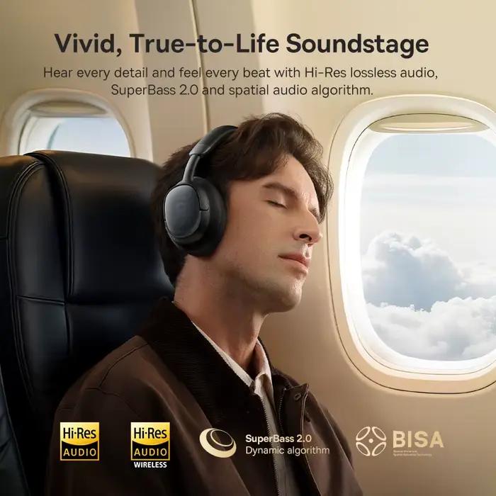 Casque Bluetooth Baseus Bowie MH1 avec réduction de bruit 48 dB