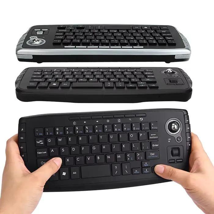 Clavier sans fil E30 avec trackball et souris
