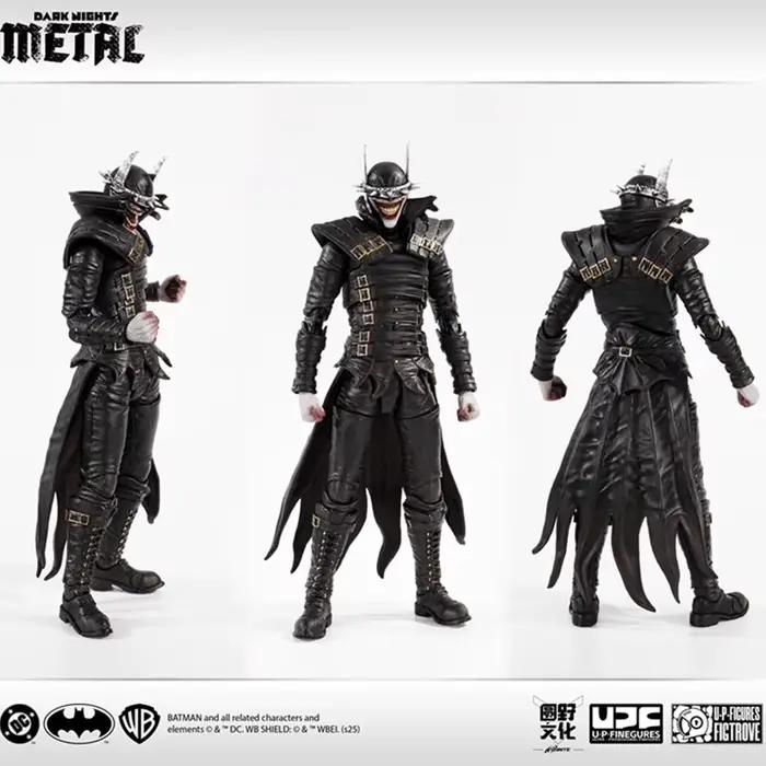 En stock LIANGPINZHIZAO The Batman Who Laughs Figurine articulée 1/12 Arkham Knight LPZZ DARK NIGHTS METAL