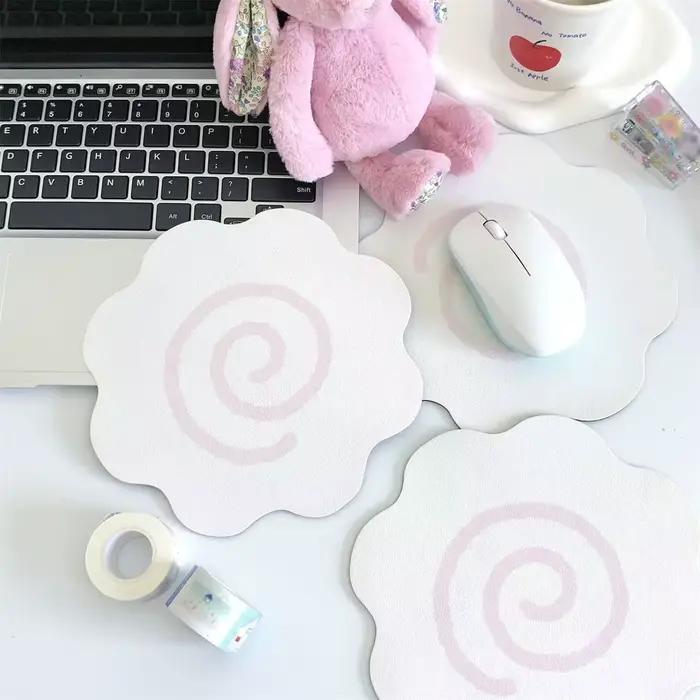 Tapis de Souris en Cuir Style Japonais Mignon