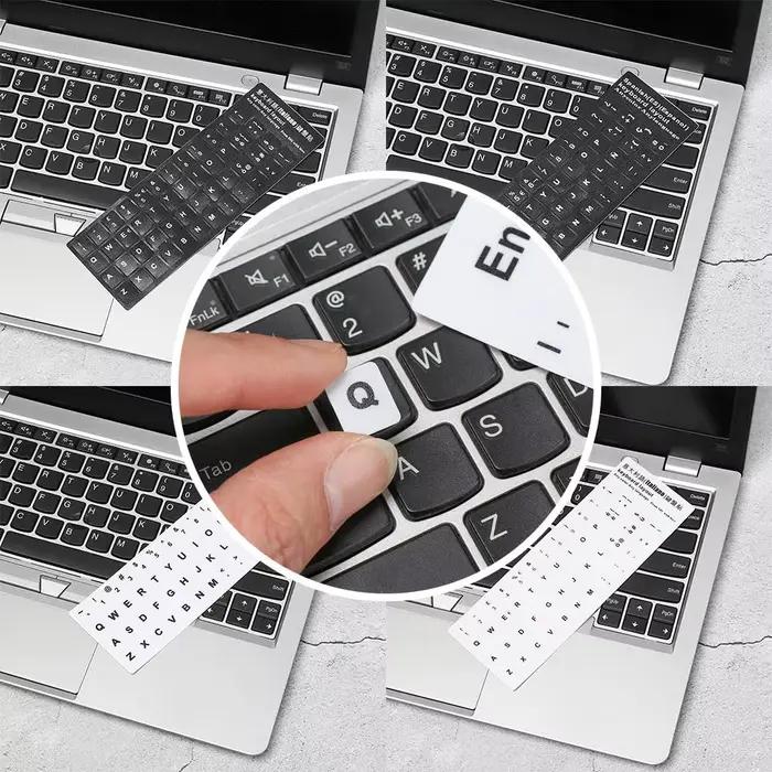 Autocollants de clavier pour ordinateur portable