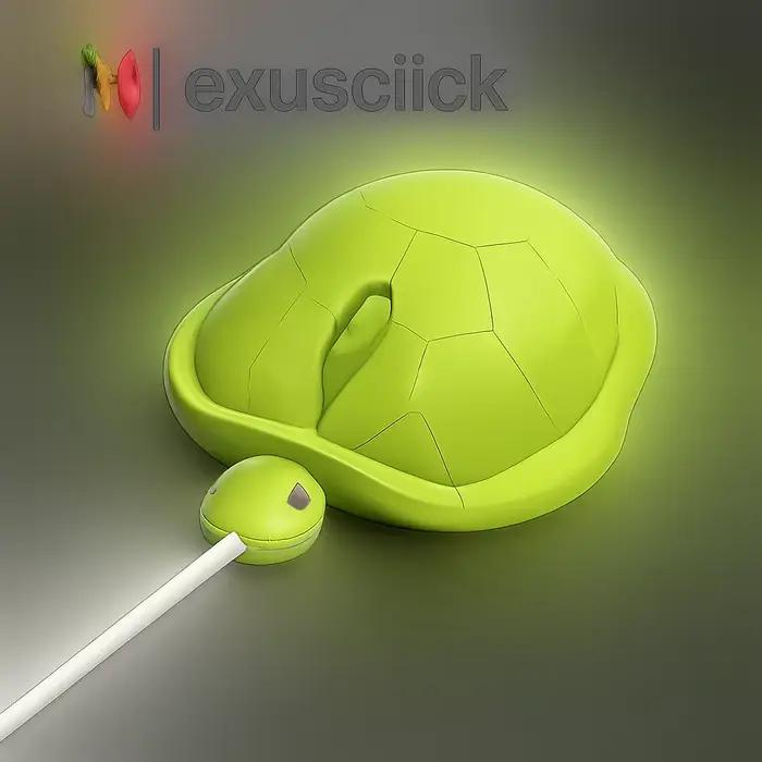 Souris sans fil 2.4G en forme de tortue