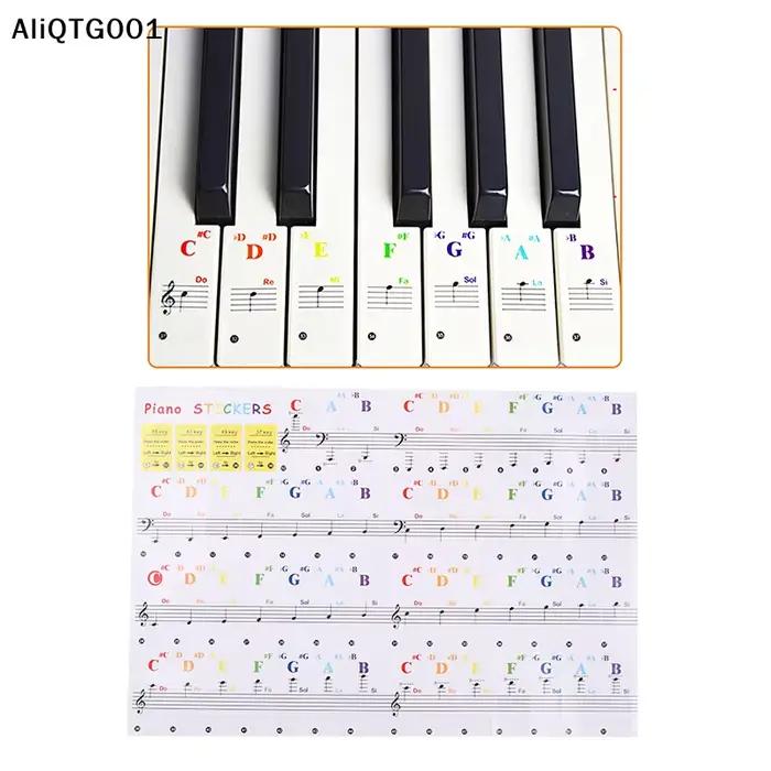 Autocollant notes clavier 88/61/54/49/37 touches