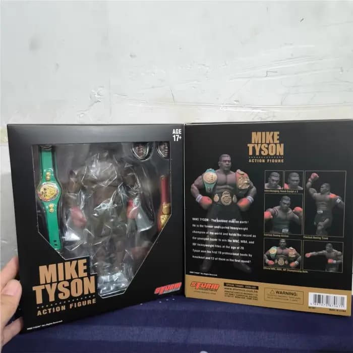 3 tête visage tempête jouets boxe Boxer Champion Mike Tyson Final rond Mike Tyson figurine à collectionner modèle jouet