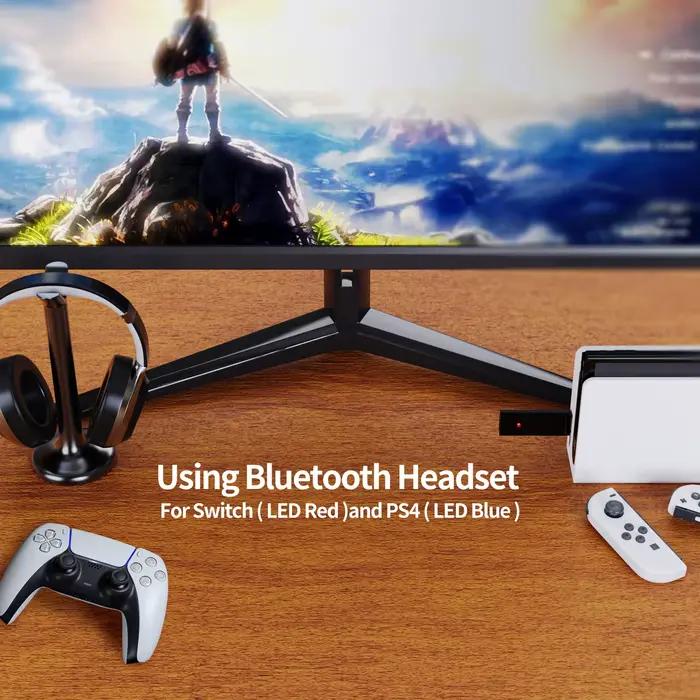 Mayflash MAGIC-S PRO 2 Adaptateur USB pour contrôleur sans fil compatible Bluetooth pour PS4/Switch/Windows/macOS/Steam Deck