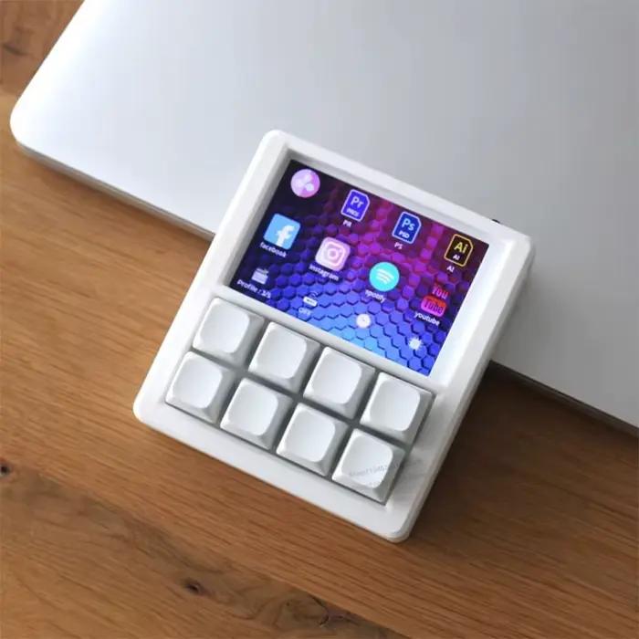 Clavier de bureau programmable DIY avec écran LCD de 3