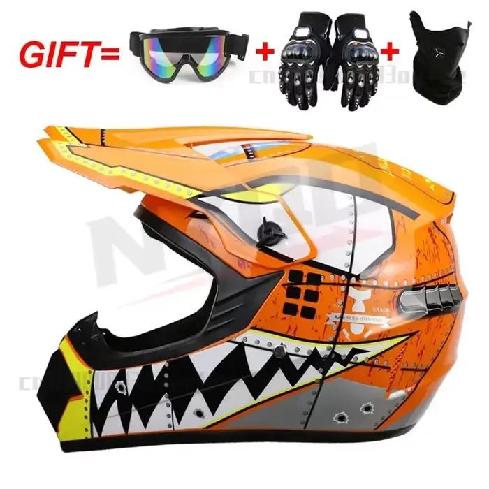 Casque de Moto hommes femmes casque de Moto casque de motocross hiver couverture complète personnalité Moto quatre saisons universel