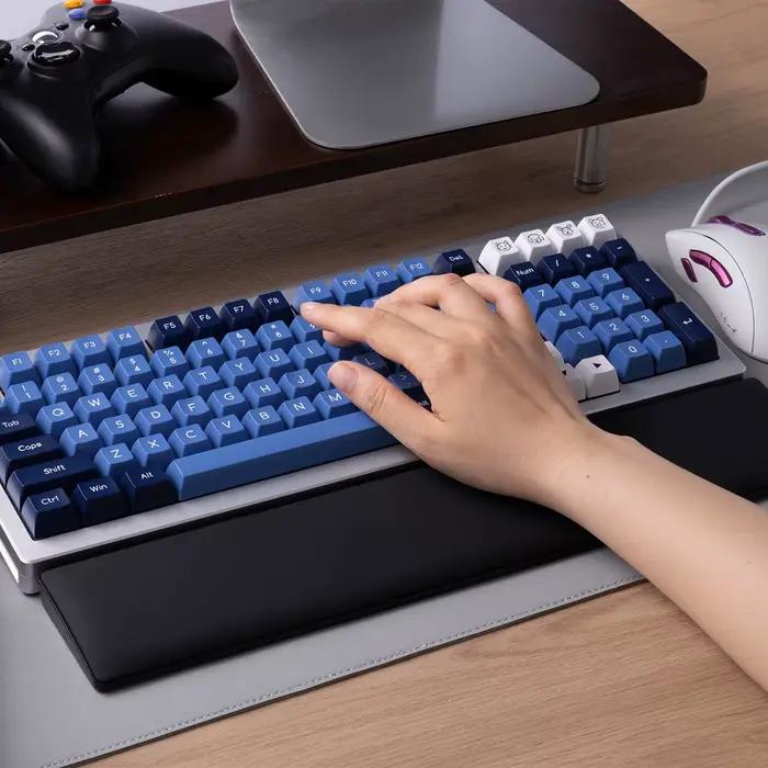 Akko Monsgeek Repose-poignet en PU 87/98 touches Protecteur de poignet pour clavier Base antidérapante ergonomique pour