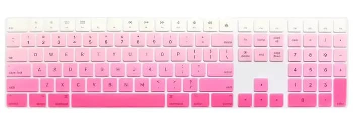 Coque de clavier sur mesure pour Apple Magic Keyboard A1843 avec pavé numérique - disposition US English
