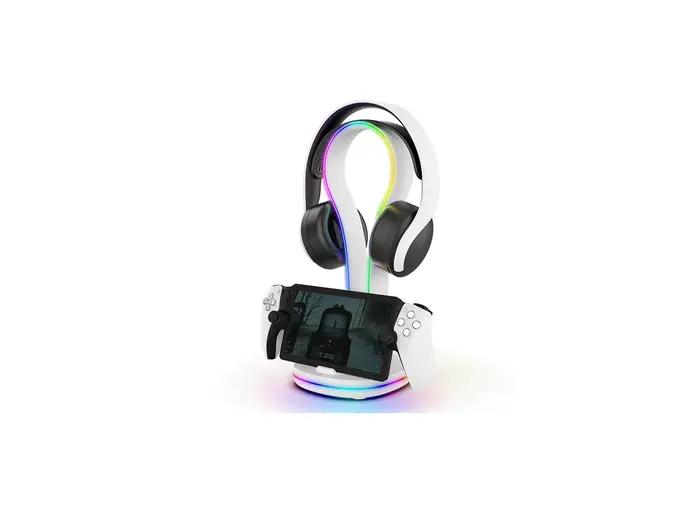 Station de chargement IPEGA pour Console portable PS Portal avec support de casque