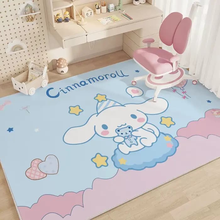 Sanrio – tapis imprimé étoile et nuage Cinnamoroll
