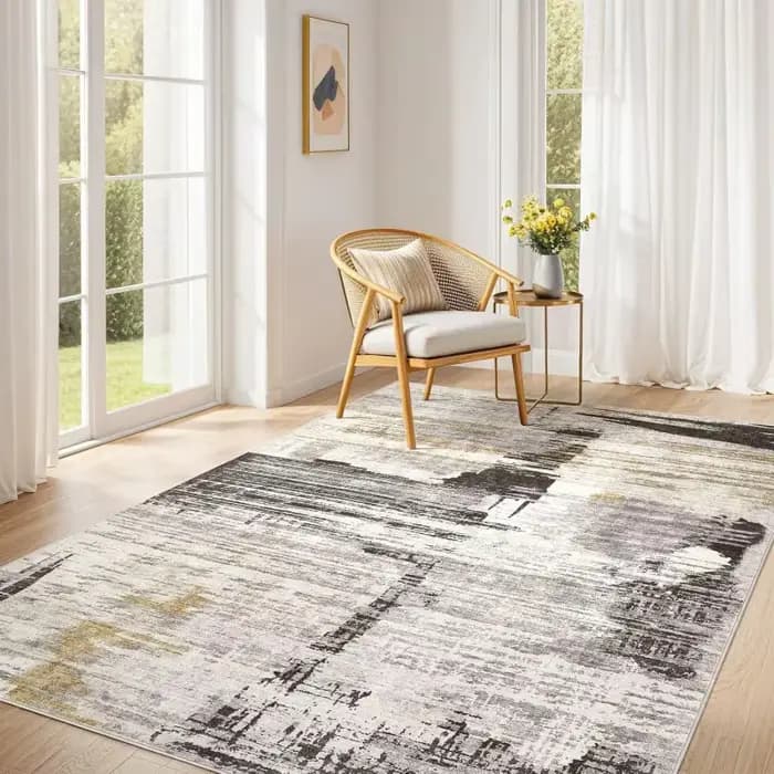 Tapis d'art abstrait moderne