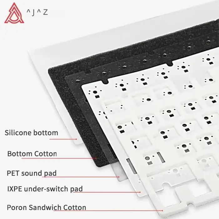 Clavier mécanique de jeu AJAZZ AK820 / AK820Pro 75% 82 touches