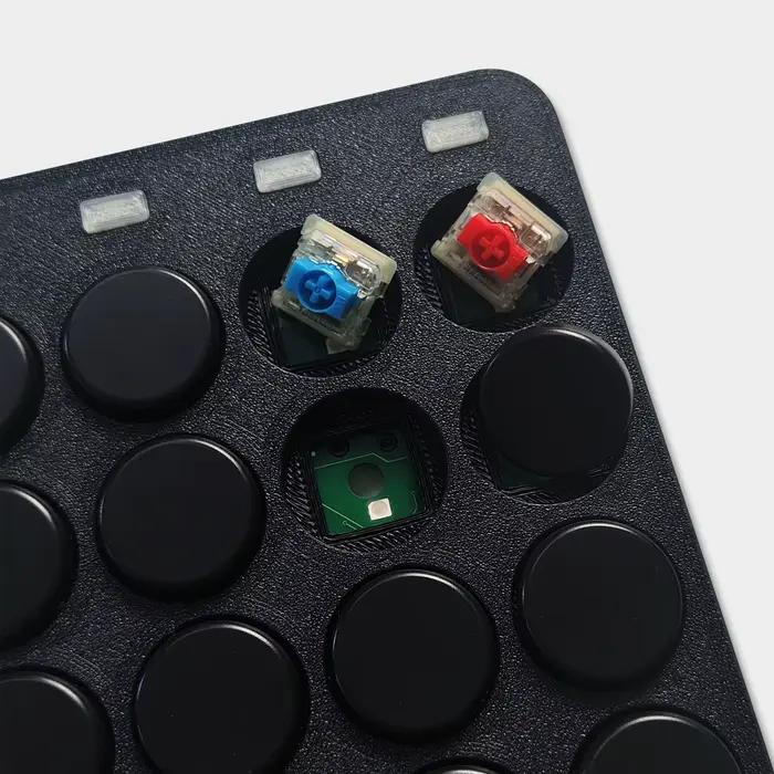 QMK Mini clavier 4x4, commutateurs mécaniques à faible profit