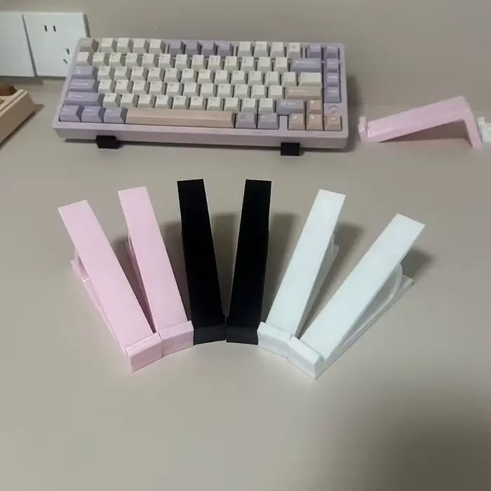 Supports de clavier ergonomiques en plastique pour bureau