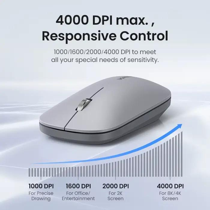 UGREEN – souris sans fil Bluetooth 2.4G