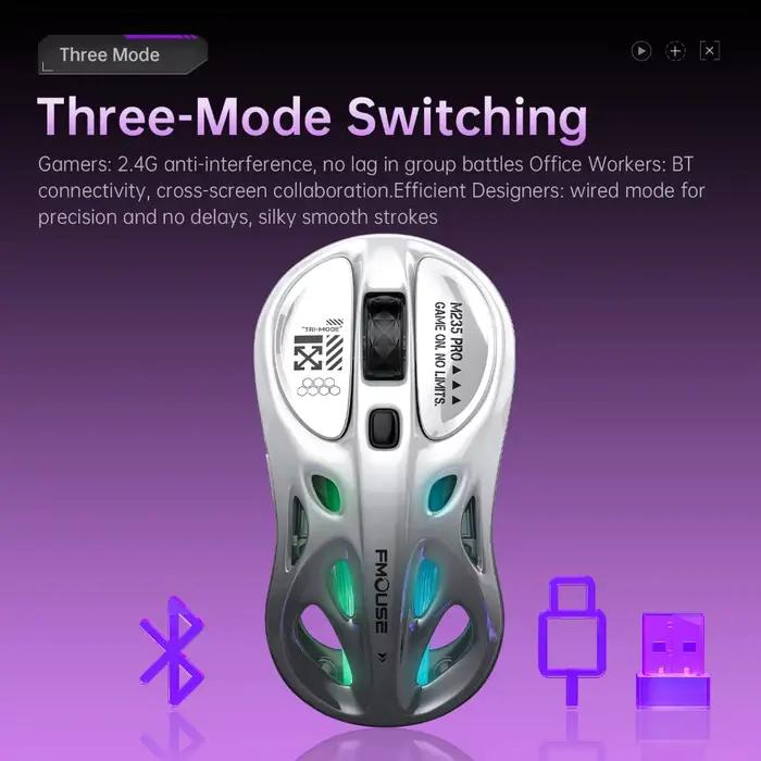 Souris sans fil Bluetooth rechargeable