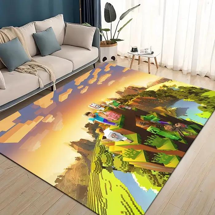 Grand tapis de zone de dessin animé de jeu s-sandbox 3D