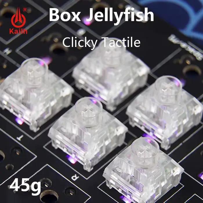 Interrupteur mécanique Kailh Box Jellyfish Clicky Tactile 5 broches