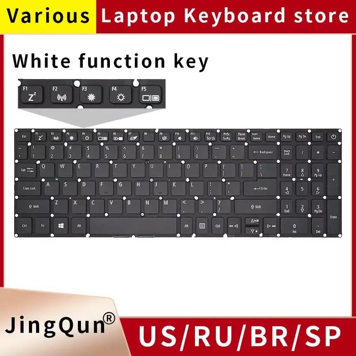 Clavier d'ordinateur portable pour Acer Aspire 3 A315-21 A315-41 A315-41G A315-31 A315-51 A315-53 A315-53G avec rétroéclairage