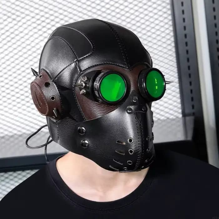 Masque Steampunk gothique avec matériau respirant pour les amateurs Cosplay