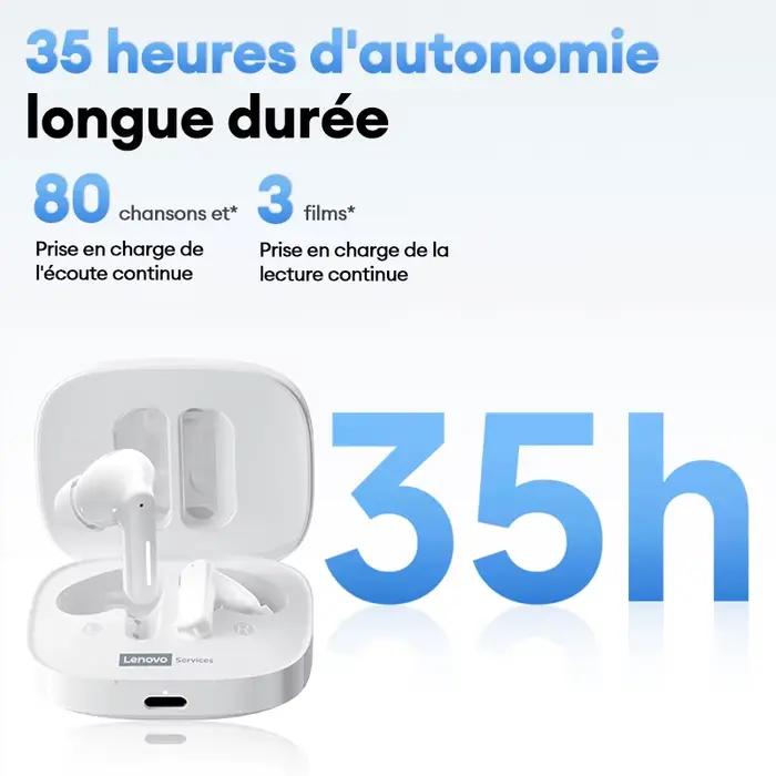 Casque de jeu sans fil Bluetooth 6.0 Choice Lenovo LE209