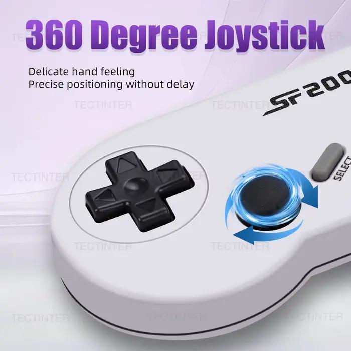 2PC Jeu Vidéo Console Contrôleur pour SF2000/SF900/SG800 Portable De Poche Joueur de Jeu 3D Rocker Sans Fil Gamepad Double Joysi