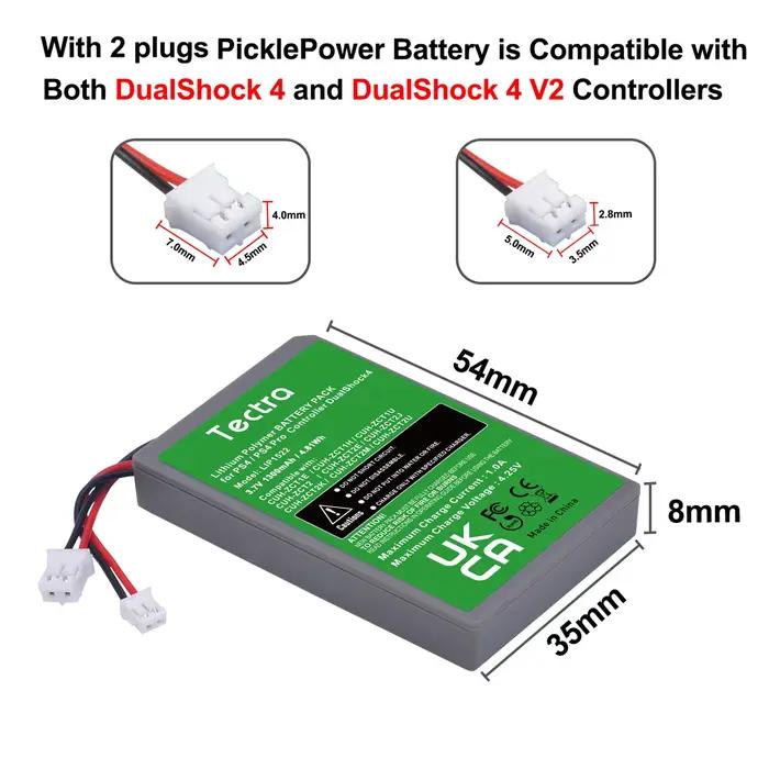 Batterie de contrôleur de PS4 PS4Pro pour Sony Playstation 4 Dualshock4 V1 V2 Gamapad CUH-ZCT2 CUH-ZCT2E CUH-ZCT1E CUH-ZCT1U