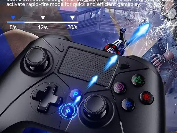 Manette de jeu pour PS5/PC Console filaire Dualsense prise en charge fonction de Vibration/Turbo/3.5mm
