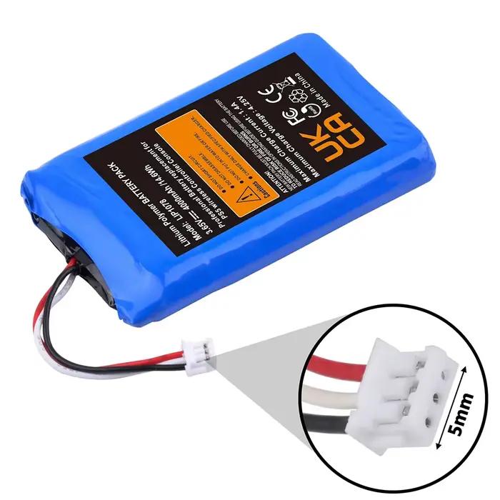 Batterie PS5 Li-ion 4000mAh pour contrôleur sans fil Sony PlayStation 5 PS5 DualSense CFI-ZCT1W pack de 1 à 10 pièces couleurs bleu ciel beige gris or rose violet