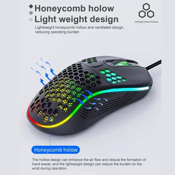 Souris de jeu mécanique filaire USB