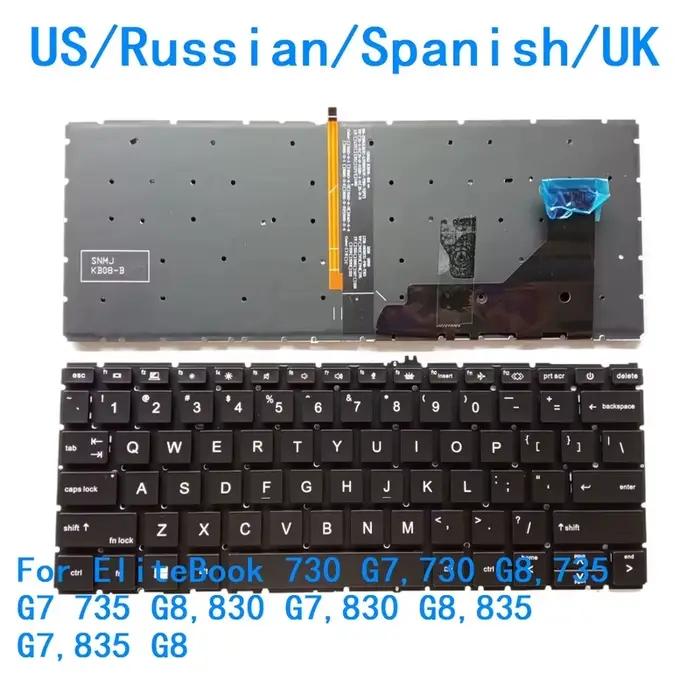 Nouveau clavier rétroéclairé multilingue (US