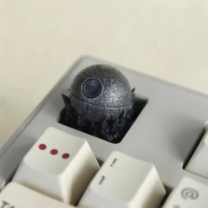 Death Star personnaliser Keycap résine 3D Artisan fait à la main clé capuchon cerise profil personnalisé clavier accessoires Esc clé cadeaux