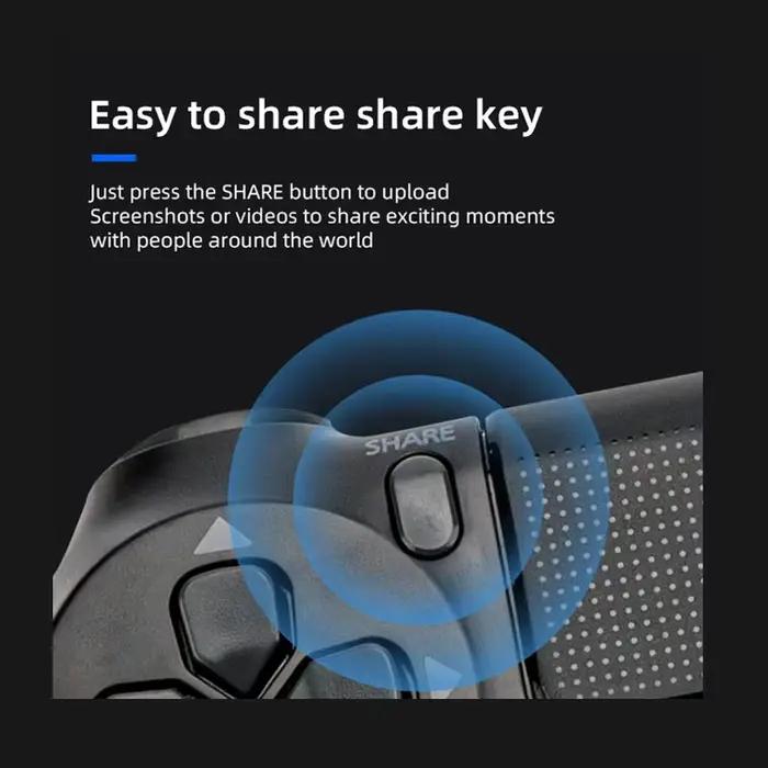 Manette sans fil Bluetooth compatible avec PS4 PS3 PC iOS Android Steam Joystick Argent Blanc Bleu Ciel Noir Jaune Rouge Occasions Spéciales Gaming