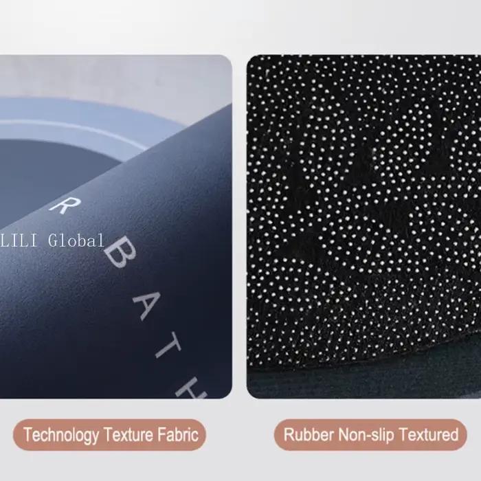 Tapis de bain absorbant pour salle de bain, antidérapant, pour douche, boue de diatomée, paillasson d'entrée de cuisine, pour la maison, la baignoire