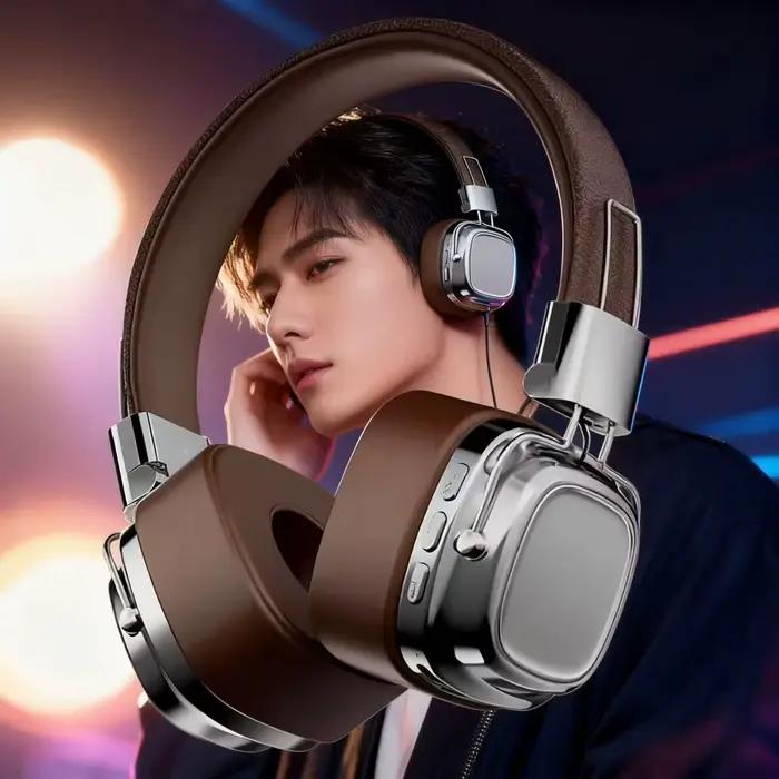 2025 nouveau 5.3 pliable sans fil Bluetooth casques casque Gamer choix rétro