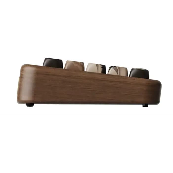 Akko MU01 Mountain Seclusion clavier mécanique en bois rvb échangeable à chaud BT 5.0/2.4G sans fil et type-c clavier de jeu filaire